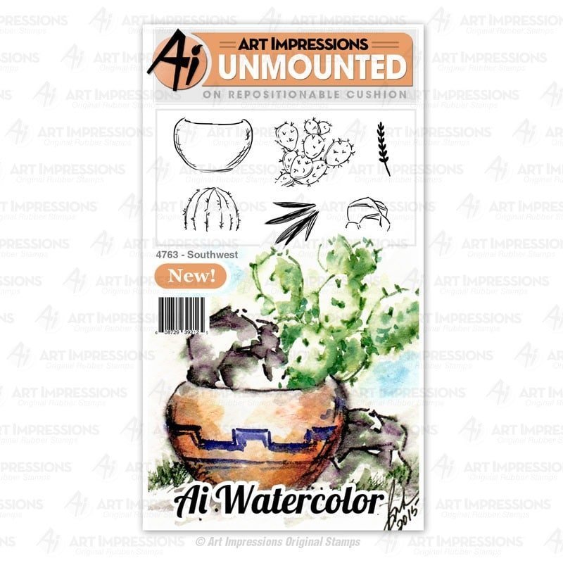 Art Impressions Stamp Southwest 4763