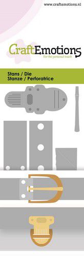 CraftEmotions Die - vintage sluitingen - klinknagels