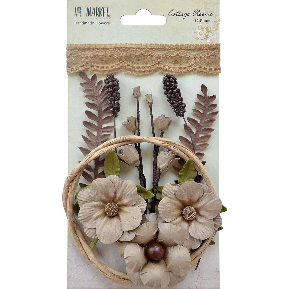 Cottage Blooms - Linen