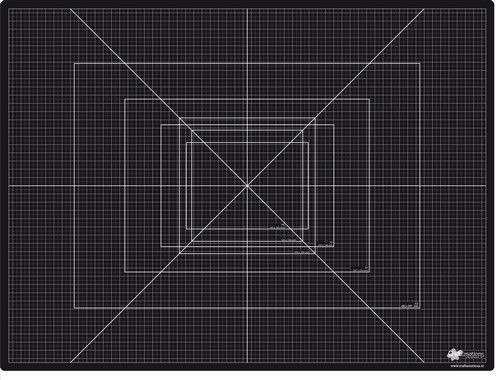 CraftEmotions Snijmat zware kwaliteit 45x60 cm
