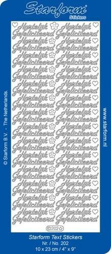 Hartelijk Gefeliciteerd Goud