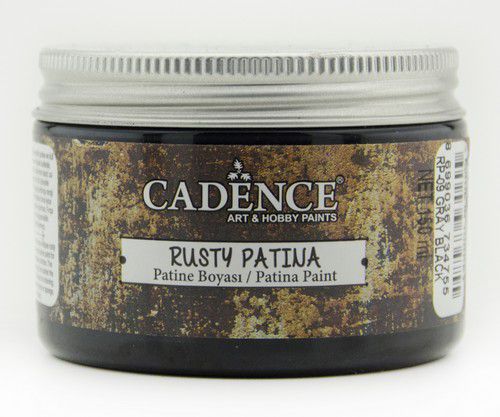 Cadence rusty patina verf Grijs - zwart