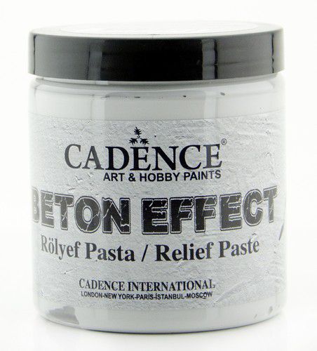 Cadence Beton Effect Reliëf Pasta Grijs