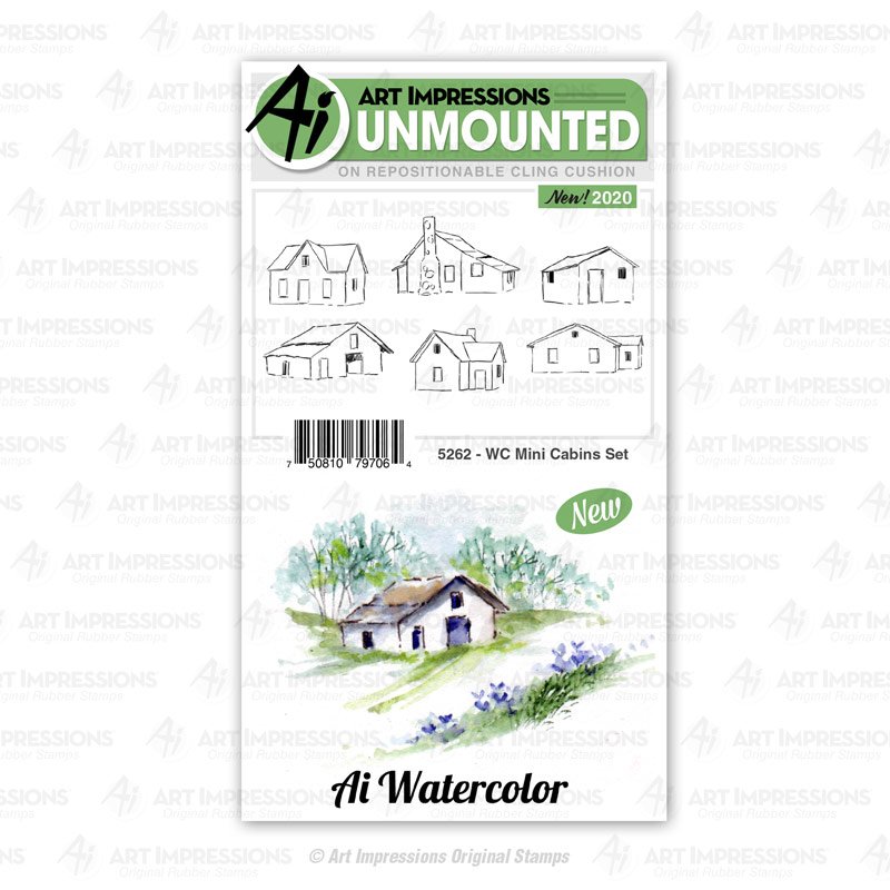 Art Impressions WC Mini Cabins Set 5262