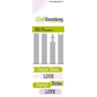 CraftEmotions Die - tekst Signs