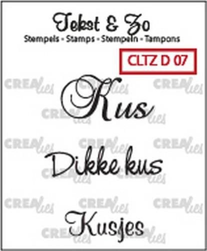 Crealies Clearstamps Tekst & Zo Divers 7