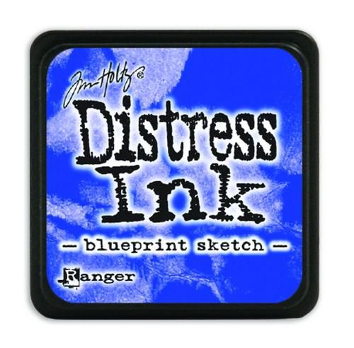 Ranger Distress Mini Ink pad - blueprint sketch