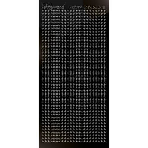 Adhesive Black Sparkles 01