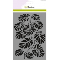 CraftEmotions Mask stencil - tak Monstera bladen A5