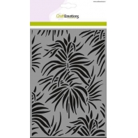 CraftEmotions Mask stencil - achtergrond bladeren tropen A5
