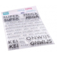 Marianne Design Clear Stamps SUPER-MEGA-KEI-ONWIJS