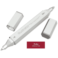 Illustrator Alcohol Marker -  Ruby