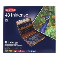 Derwent Inktense 48 st houten doos