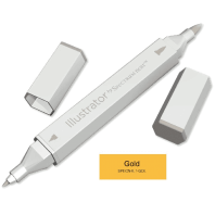 Illustrator Alcohol Marker - Gold
