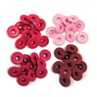 We R Memory Keepers - Wide eyelets x 40 Red