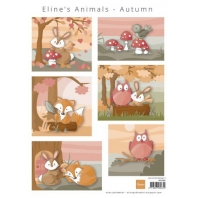 Marianne. Design Knipvellen Eline's Dieren in de Herfst