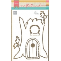 Marianne Design Craft Stencil Treehouse by Marleen