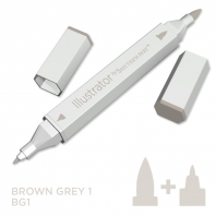 Illustrator Alcohol Marker - Brown Grey1