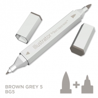 Illustrator Alcohol Marker - Brown Grey5