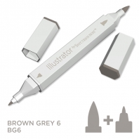 Illustrator Alcohol Marker - Brown Grey6