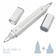 Illustrator Alcohol Marker - Blue Grey2