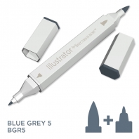 Illustrator Alcohol Marker - Blue Grey5