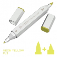 Illustrator Alcohol Marker - Neon Yellow