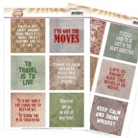 3D push Out - Good Old Days - Yvonne Creations - Tekst Design Eng